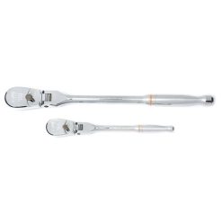 Gearwrench Tools Gearwrench 2 Pc. 1/4" & 3/8" Drive 90-Tooth Flex Head Teardrop Ratchet Set 81216T