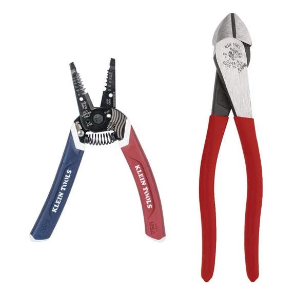 Klein Tools American Legacy Diagonal Plier and Klein-Kurve® Wire Stripper / Cutter 94156 Klein Tools American Legacy Diagonal Plier And Klein-Kurve® Wire Stripper / Cutter 94156 -Klein Tools Shop 94156