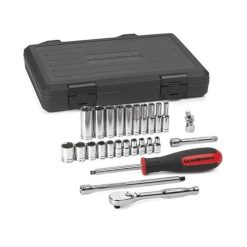 Gearwrench Tools Gearwrench 26 Piece 1/4" 6 Point SAE Socket Set 80312DD