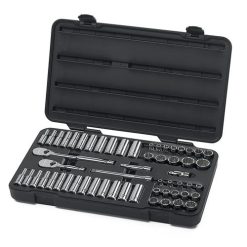 Gearwrench Tools Gearwrench 57 Piece SAE 12 Point Socket Set - 3/8" Drive 80551