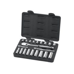 Gearwrench Tools Gearwrench 21 Piece SAE Standard & Deep Socket Set - 3/8 Drive 80557