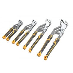 Gearwrench Tools Gearwrench 4 PC. Pitbull Auto-Bite Tongue & Groove Dual Material Plier Set W/ K9 Jaws 82594C