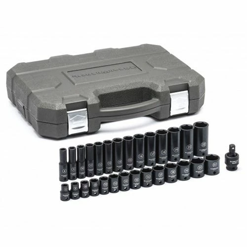 Gearwrench Tools Gearwrench 29 Pc. 3/8" Metric Standard & Deep Impact Socket Set 84925N