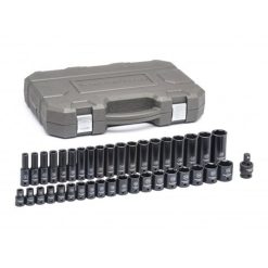 Gearwrench Tools Gearwrench 39 Pc. 1/2" Metric Standard & Deep Impact Socket Set 84948N