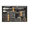 Gearwrench Tools Gearwrench 16 Pc. 1/2" 90-Tooth Ratchet & Drive Tool Set With EVA Foam Tray 86522 -Klein Tools Shop apx86522 1