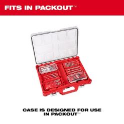 Milwaukee Tools Milwaukee 7pc. SHOCKWAVE Impact Duty Carbide Multi-Material Drill Bit Kit For PACKOUT 48-20-8899 6 Milwaukee Tools Milwaukee 7pc. SHOCKWAVE Impact Duty Carbide Multi-Material Drill Bit Kit For PACKOUT 48-20-8899 -Klein Tools Shop case designed for use in packout