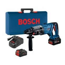 Bosch Power Tools Bosch 18V Brushless Connected-Ready SDS-plus® Bulldog™ 1-1/8 In. Rotary Hammer Kit With CORE18V 8.0 Ah PROFACTOR Performance Batteries GBH18V-28DCK24