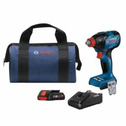 Bosch Power Tools Bosch 18V Brushless Connected-Ready Freak 1/4 In. And 1/2 In. Two-In-One Bit/Socket Impact Driver Kit With CORE18V 4.0 Ah Compact Battery GDX18V-1860CB15