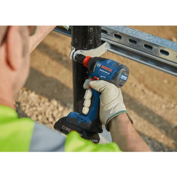 Bosch 18V Brushless Connected-Ready Freak 1/4 In. and 1/2 In. Two-In-One Bit/Socket Impact Driver Kit with CORE18V 4.0 Ah Compact Battery GDX18V-1860CB15 Bosch Power Tools Bosch 18V Brushless Connected-Ready Freak 1/4 In. And 1/2 In. Two-In-One Bit/Socket Impact Driver Kit With CORE18V 4.0 Ah Compact Battery GDX18V-1860CB15 -Klein Tools Shop gdx18v 1860cb15 2 2