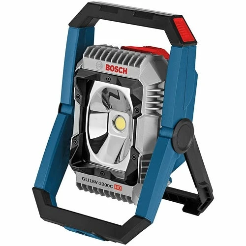 Bosch 18V Connected 2,200 Lumen LED Floodlight (Tool Only) GLI18V-2200CN Bosch Power Tools Bosch 18V Connected 2,200 Lumen LED Floodlight (Tool Only) GLI18V-2200CN -Klein Tools Shop gli18v 2200cn