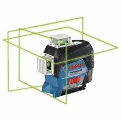 Bosch Power Tools Bosch 360° Green Beam 12V Three-Plane Leveling Line Laser GLL3-330CG