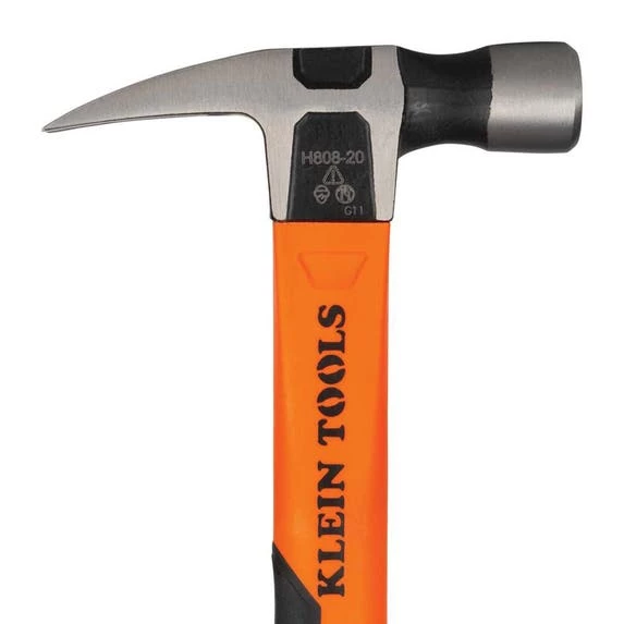 Klein Straight-Claw Hammer, 20-Ounce, 13-Inch H80820 Klein Tools Klein Straight-Claw Hammer, 20-Ounce, 13-Inch H80820 -Klein Tools Shop h80820 a