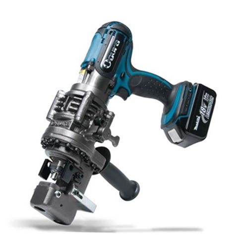 Hougen 18V Makita Cordless Metal Hole Punch (1/4 Max Thick) 76000PR Hougen Tools Hougen 18V Makita Cordless Metal Hole Punch (1/4 Max Thick) 76000PR -Klein Tools Shop