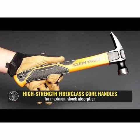 Klein Tools Klein Straight-Claw Hammer, 18-Ounce, 15-Inch H80718 - Image 9
