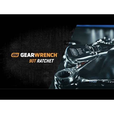 Gearwrench 2 Pc. 1/4" & 3/8" Drive 90-Tooth Flex Head Teardrop Ratchet Set 81216T Gearwrench Tools Gearwrench 2 Pc. 1/4" & 3/8" Drive 90-Tooth Flex Head Teardrop Ratchet Set 81216T -Klein Tools Shop hqdefault 3