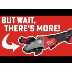 Milwaukee Tools Milwaukee M18 FUEL 5" Flathead Braking Grinder W/ Slide Switch, Lock-On (Tool Only) 2887-20 -Klein Tools Shop hqdefault 7 3