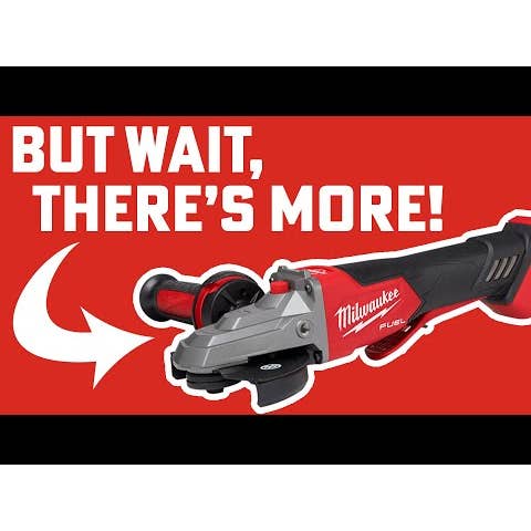 Milwaukee M18 FUEL 4-1/2" / 5" Variable Speed Braking Grinder w/ Slide Switch, Lock-On (Tool Only) 2889-20 Milwaukee Tools Milwaukee M18 FUEL 4-1/2" / 5" Variable Speed Braking Grinder W/ Slide Switch, Lock-On (Tool Only) 2889-20 -Klein Tools Shop hqdefault 7 5