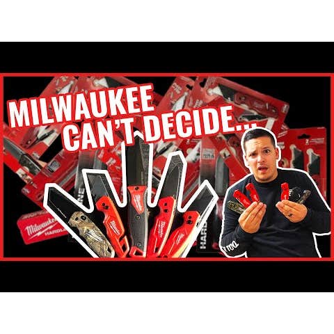 Milwaukee FASTBACK 61 Folding Utility Knife 48-22-1505 Milwaukee Tools Milwaukee FASTBACK 61 Folding Utility Knife 48-22-1505 -Klein Tools Shop hqdefault 8 25