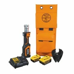 Klein Tools Klein 20V Dewalt Cordless Cable Cutter W/ Cu/Al Jaws 4.0 AH Battery BAT207T34H