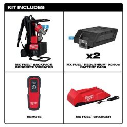 Milwaukee Tools Milwaukee MX FUEL Backpack Concrete Vibrator Kit MXF371-2XC 7 Milwaukee Tools Milwaukee MX FUEL Backpack Concrete Vibrator Kit MXF371-2XC -Klein Tools Shop mxf371 2xc 6 8mesm3eh16zvf6ov