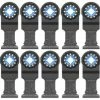 Bosch Power Tools Bosch 1-1/4" Starlock Oscillating Multi Tool Carbide Plunge Cut Blade 10 Pk OSL114C-10