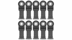 Bosch Power Tools Bosch 1-1/4" Starlock Oscillating Multi Tool Bi-Metal Xtra-clean Plunge Cut Blade 10pk OSL114JF-10