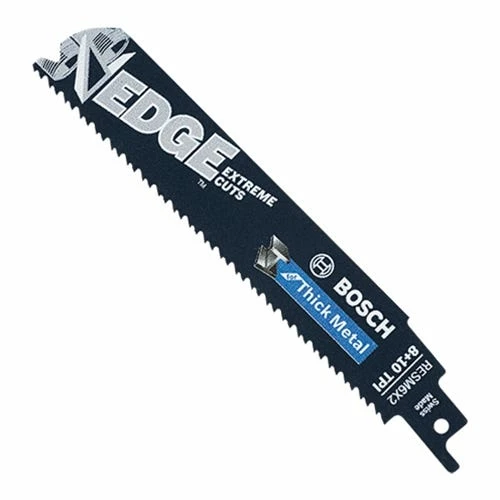 Bosch Power Tools Bosch 6" 8/10 TPI Edge Reciprocating Saw Blades For Thick Metal (10 PACK) RESM6X2B