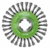 Bosch Power Tools Bosch 4-1/2" Wheel Dia. X-LOCK Arbor Stainless Steel Stringer Bead Knotted Wire Wheel WBX409